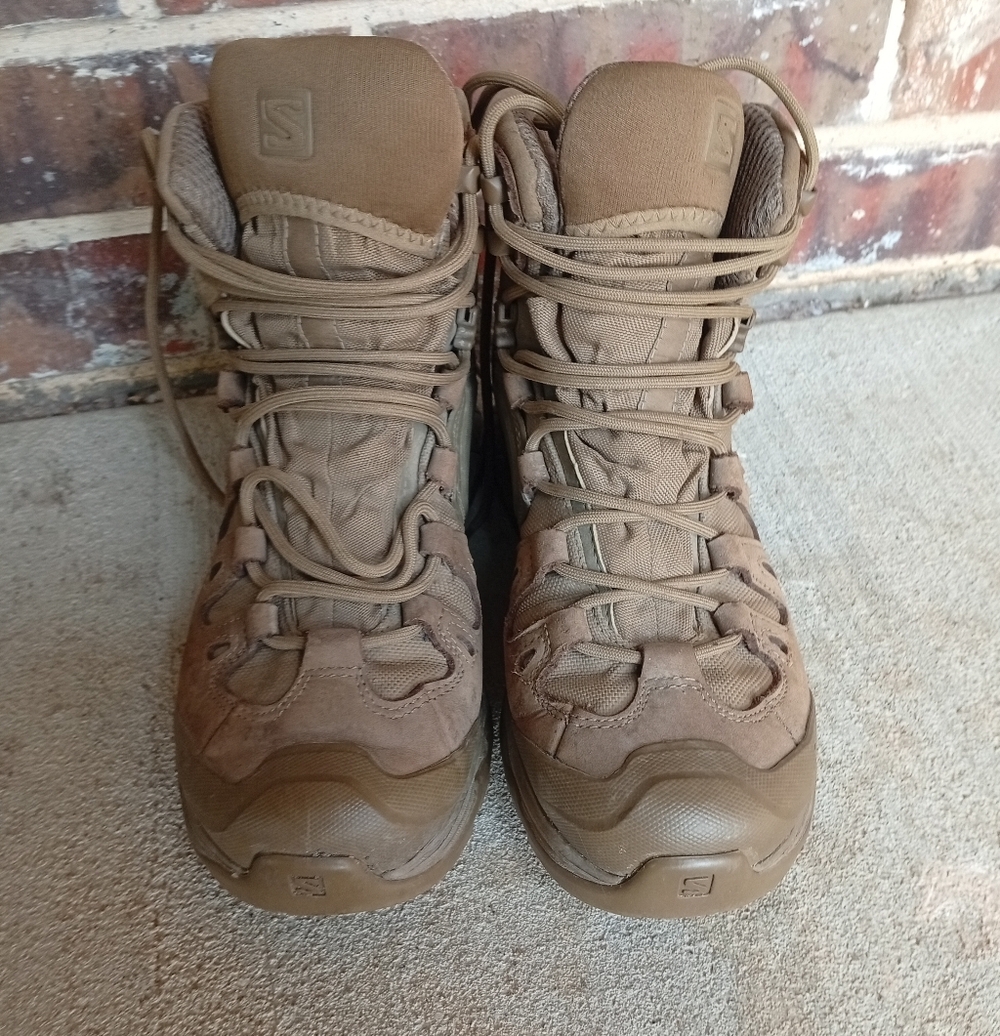 Salomon Tan Tactical Hiking Boots